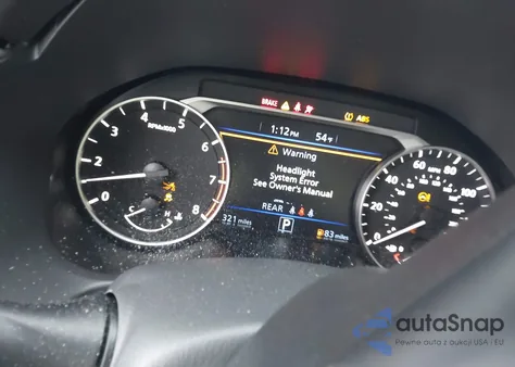 2025 Nissan Altima Sv Fwd z USA, uszkodzony, nr VIN 1N4BL4DV0SN390011